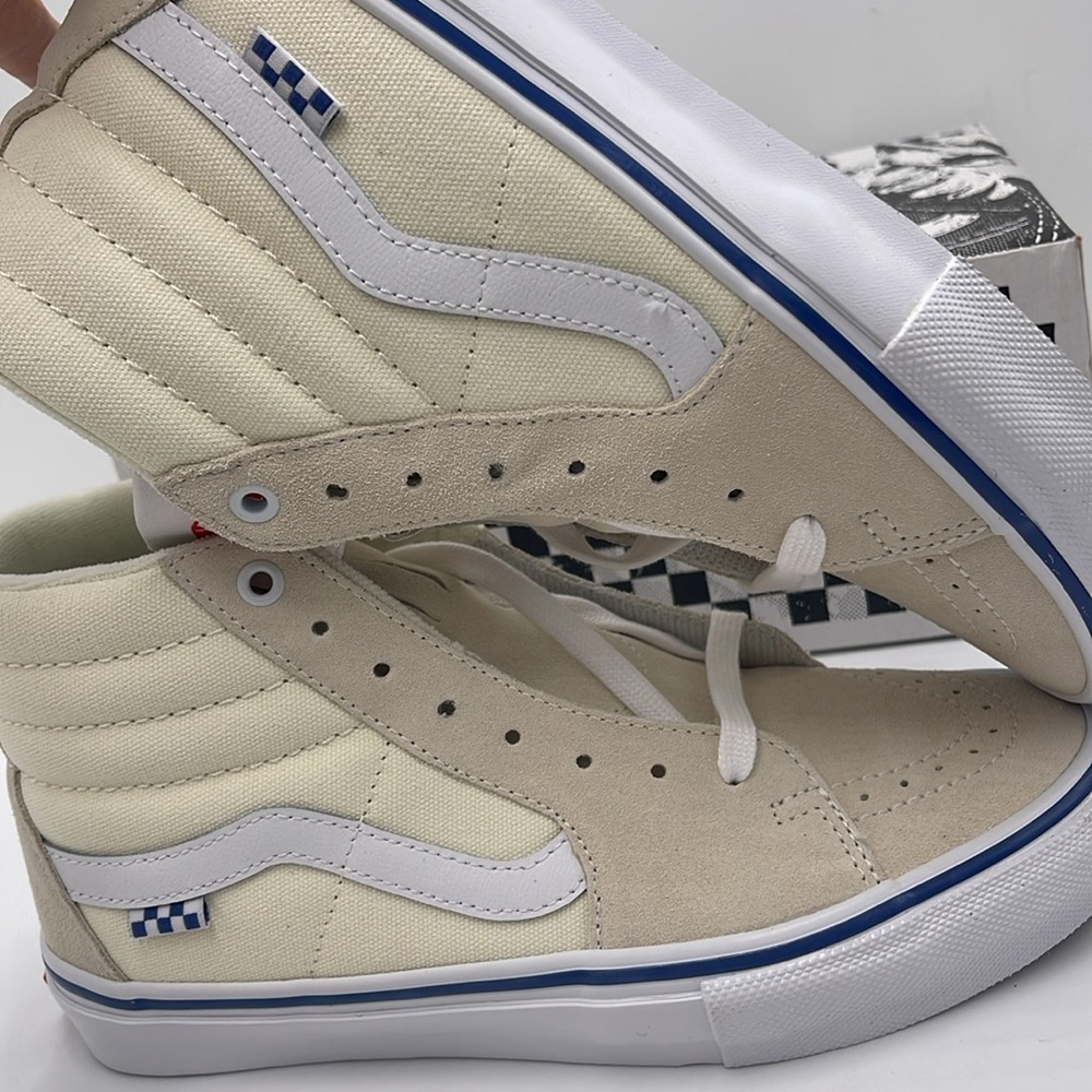 Vans Skate Sk8-Hi Sneakers in Off White - Picture 14 of 16